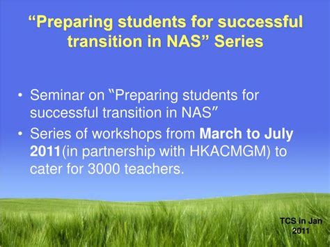 生涯地圖|Preparing Students for Successful Transition in the NAS